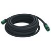 vidaXL Garden Soaker Hose Black 0.6" 10 m Rubber