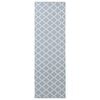 vidaXL Rug Runner ORIZ 1150 gsm Grey and White