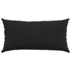 vidaXL Sofa Pillows 2 pcs Black 80 x 40 cm Corduroy Fabric