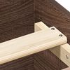 vidaXL Bed Frame without Mattress Brown Oak 120x200 cm