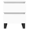 vidaXL Bedside Cabinet White 40x35x50 cm Engineered Wood