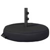 vidaXL Patio Umbrella Base 50 x 50 cm Steel Black