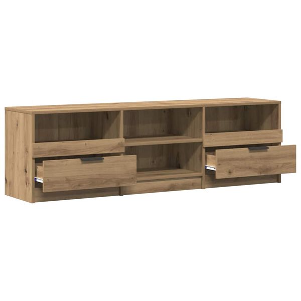 vidaXL TV Cabinet Artisan Oak 150x33.5x45 cm Engineered Wood