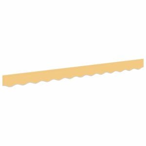 vidaXL Awning Valance Replacement Sand 581 x 20 cm Polyester