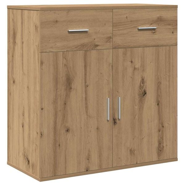 vidaXL Sideboard Artisan Oak 78 x 38 x 80 cm Engineered Wood