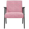 vidaXL Armchair Pink 59 x 75 x 78 cm Velvet