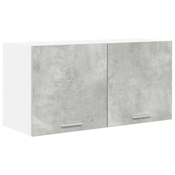 vidaXL Hanging Cabinet Concrete Grey 80 x 31 x 40 cm Engineered Wood