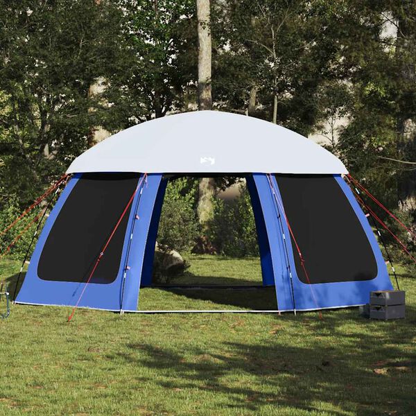 vidaXL Pool Tent with Removable Fly & Mesh Walls Azure Blue 510x510 cm