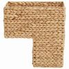vidaXL Stair Basket Natural 38 x 20 x 40 cm Water hyacinth