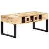 vidaXL Coffee Table Cassette Style 100x52x45 cm Solid Mango Wood