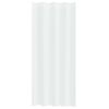 vidaXL Voile Curtain with Curtains 2 pcs White 245 x 140 cm Polyester