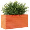 vidaXL Garden Planter Wax Brown 90x40x45.5 cm Solid Wood Pine