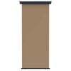 vidaXL Balcony Side Awning 100% polyester iron steel