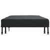 vidaXL Table Cover Plain Black 122 x 72 x 15 cm Fabric