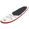 vidaXL Stand Up Paddle Board Set SUP Surfboard Inflatable Red and White