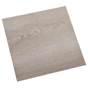 vidaXL Self-adhesive Flooring Planks Taupe 30.5 x 30.5 cm 20 pcs PVC