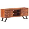 vidaXL TV Cabinet 122x30x49 cm Solid Acacia Wood