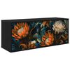 vidaXL Wall-mounted TV Cabinet LOCHEM 102 x 33 x 40 cm Black Oak