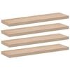 vidaXL Floating Shelves 4 pcs 90x23,5x4 cm Engineered Wood
