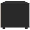 vidaXL TV Cabinet with Drawer Black 100 x 48 x 43 cm Engineered Wood