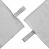 vidaXL Sports Towel Set 3 pcs Grey Polyester and Polyamide