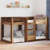 vidaXL Bunk Bed for Kids Old Wood 80 x 200 cm Engineered Wood