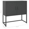 vidaXL Sideboard Anthracite 75x35x75 cm Steel