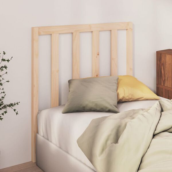 vidaXL Bed Headboard 81x4x100 cm Solid Wood Pine