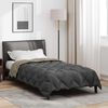 vidaXL Winter Duvet Light Grey and Anthracite 220 x 140 cm Microfiber