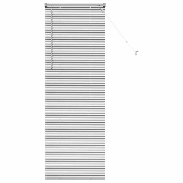 vidaXL Venetian Blinds Height Adjustable Silver 175 x 55 cm Aluminium