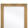 vidaXL Wall Mirror Baroque Style 120x60 cm Gold