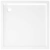 vidaXL Square ABS Shower Base Tray 90x90 cm