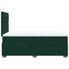 vidaXL Box Spring Bed with Mattress Dark Green 120x200 cm Velvet