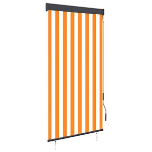 vidaXL Outdoor Roller Blind 80x250 cm White and Orange