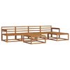 vidaXL Outdoor Sofa Set 6 pcs Natural Solid Acacia Wood