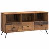 vidaXL TV Cabinet Old Wood 102 x 34.5 x 50 cm Engineered Wood