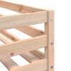 vidaXL Bunk Bed without Mattress Blue 75x190 cm Small Single Solid Wood Pine