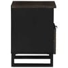 vidaXL Bedside Cabinet Walnut 40 x 33 x 46 cm Solid Acacia wood