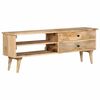 vidaXL TV Cabinet 140x30x50 cm Solid Mango Wood