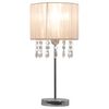 vidaXL Desk Lamp White Round E27