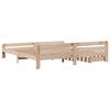 vidaXL Bed frame without Mattress 200x200 cm Solid Wood Pine