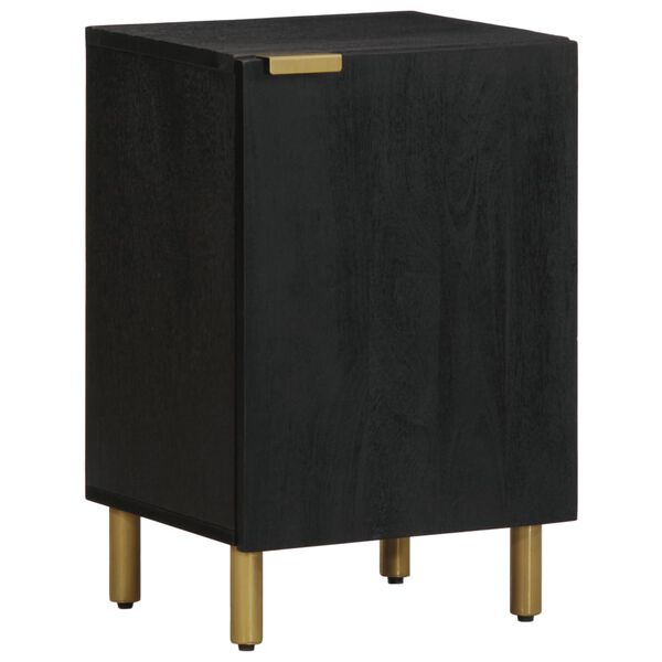 vidaXL Bathroom Cabinet Black 38x33x58 cm Engineered Wood