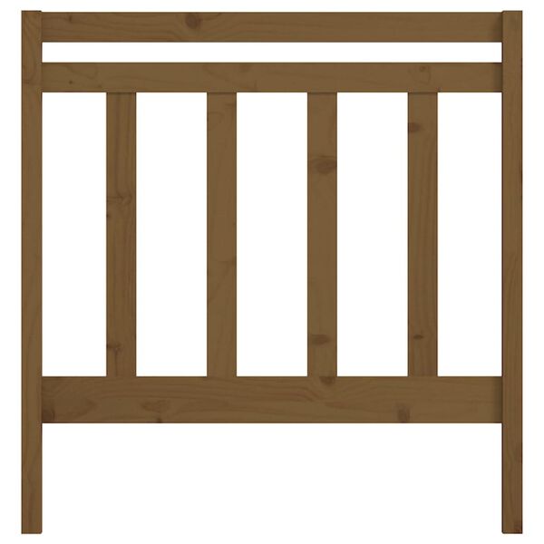 vidaXL Bed Headboard Honey Brown 106x4x100 cm Solid Wood Pine