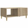 vidaXL Coffee Table Sonoma Oak 90 x 50 x 40 cm Engineered Wood