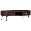 vidaXL Coffee Table Solid Reclaimed Wood 100x60x35 cm