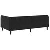 vidaXL Corner Bed Frame with Headboard Black 90 x 190 cm Velvet