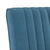 vidaXL Slipper Chair Blue Velvet