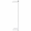 vidaXL Towel Rack White 12.5x12.5x60 cm Steel