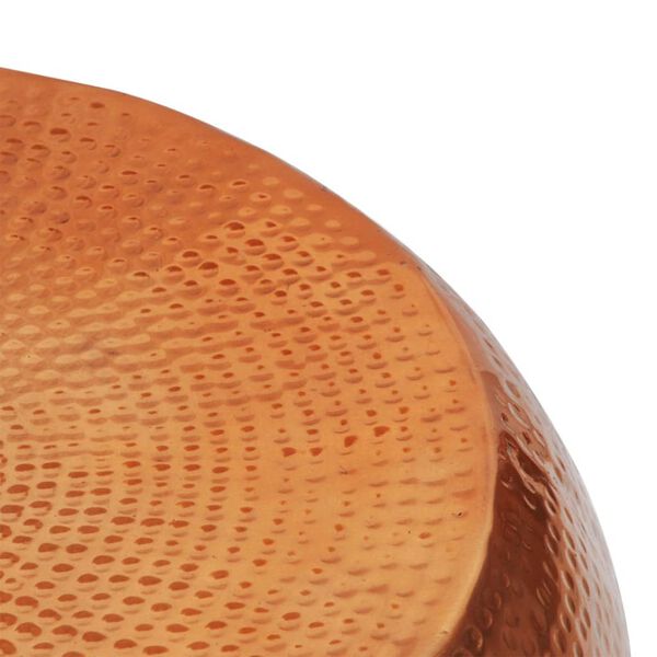vidaXL Hammered Aluminium Coffee Table Brass/Copper Colour