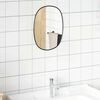vidaXL Wall Mirror Black 40x30 cm